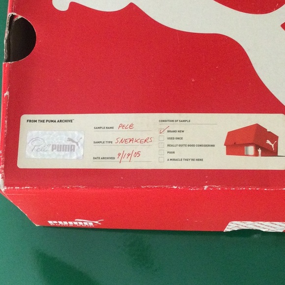 Limited Edition Puma Pele’s sneakers - Picture 7 of 7